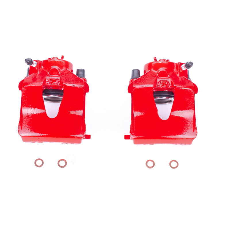 PowerStop 1998 Volkswagen Beetle Front Red Calipers - Pair