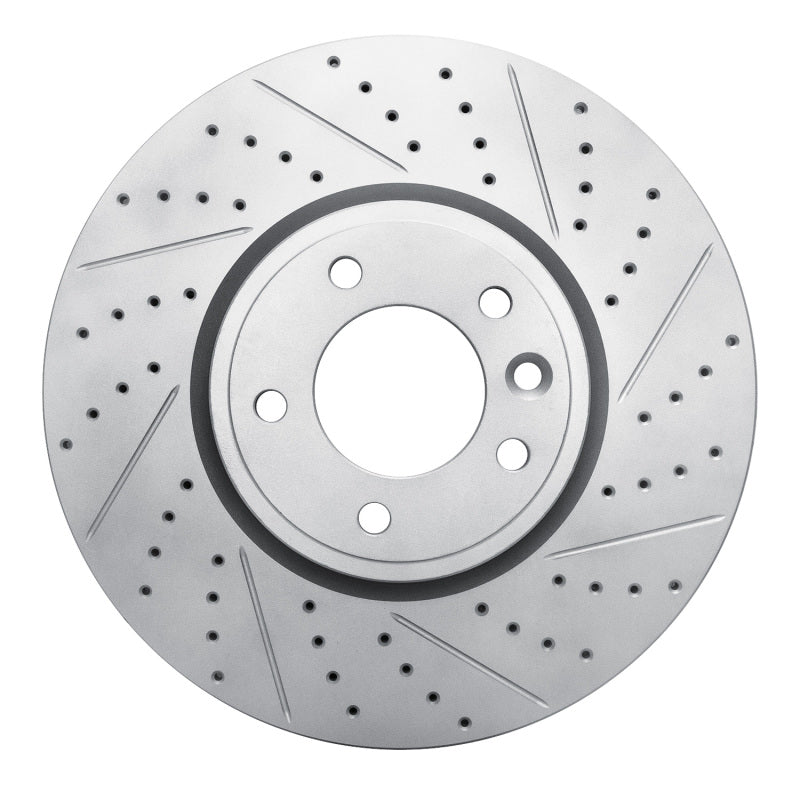 R1 Concepts 18-20 Land Rover Range Rover Front Right Drilled & Slotted Geo-Carbon Rotor