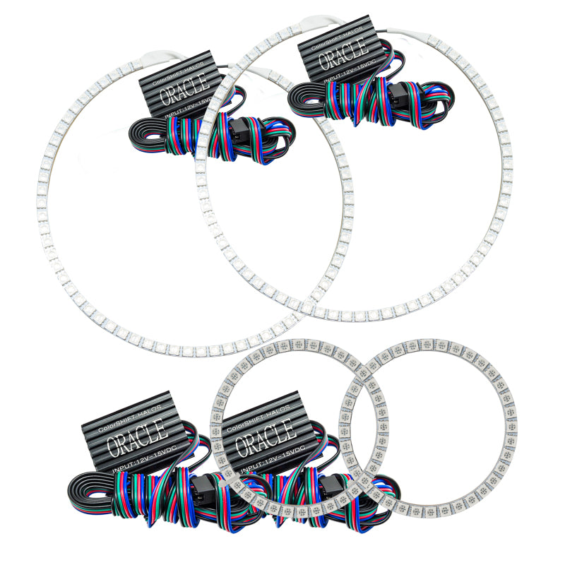 Oracle Lighting Oracle Porsche Cayenne 03-06 Halo Kit - ColorSHIFT w/o Controller