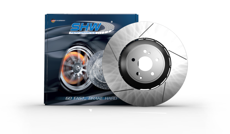 SHW Performance 13-16 Porsche Panamera GTS w/o Ceramics Right Front Slotted Lightweight Brake Rotor (298615302C)