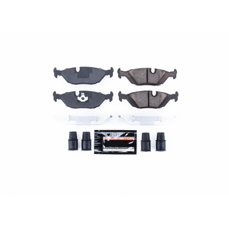 PowerStop 1991 BMW 318i Rear Z23 Evolution Sport Brake Pads w/Hardware