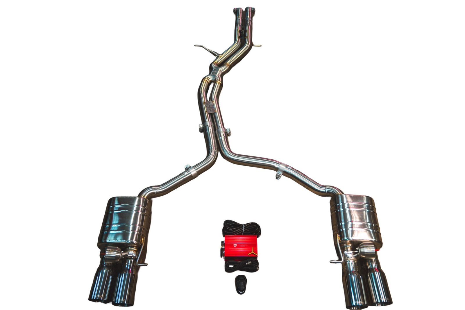 Valvetronic Designs - Audi B8 / B8.5 S4 / S5 Valved Sport Exhaust System - Brushed