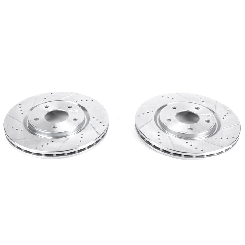 PowerStop 17-19 Chrysler Pacifica Front Evolution Drilled & Slotted Rotors - Pair