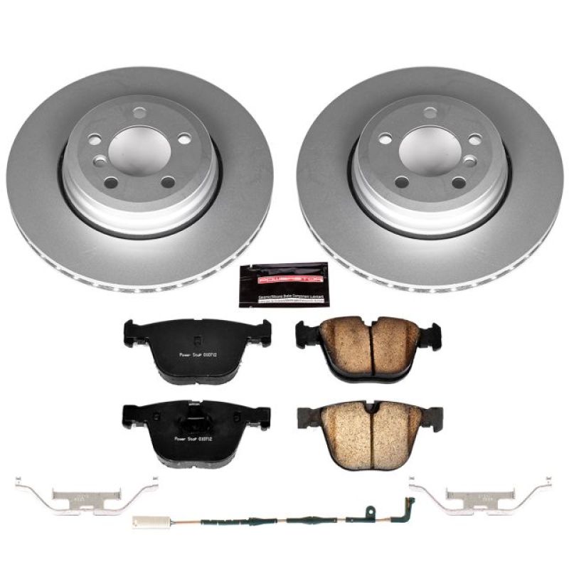 PowerStop 02-05 BMW 745i Rear Z23 Evolution Sport Coated Brake Kit
