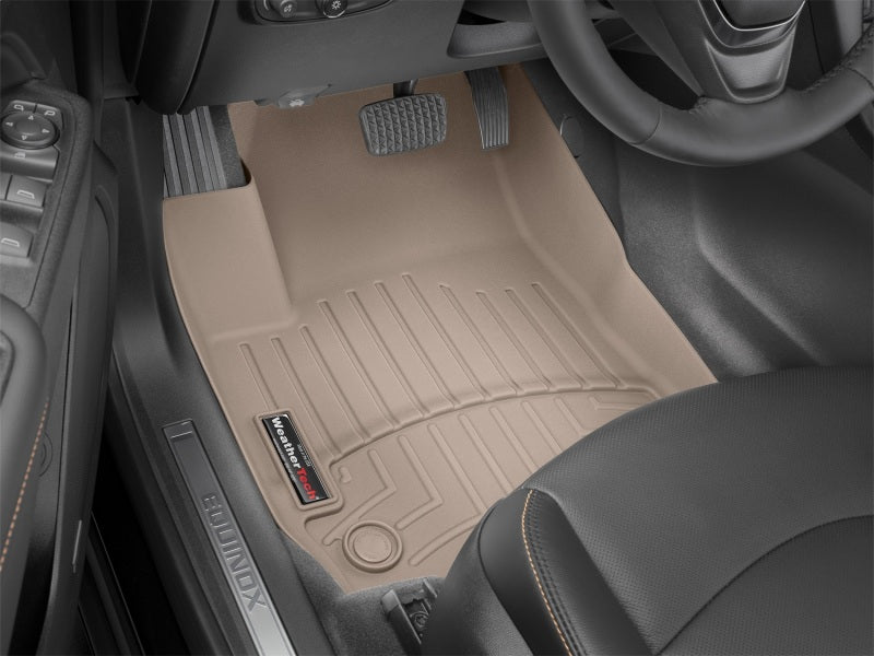 WeatherTech 2022+ BMW i4 eDRIVE40 / i4 M50 Front & Rear FloorLiner - Tan