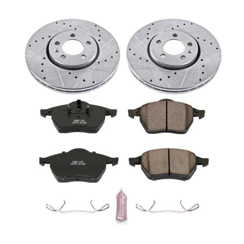 PowerStop 1999 Volkswagen Golf Front Z23 Evolution Sport Brake Kit