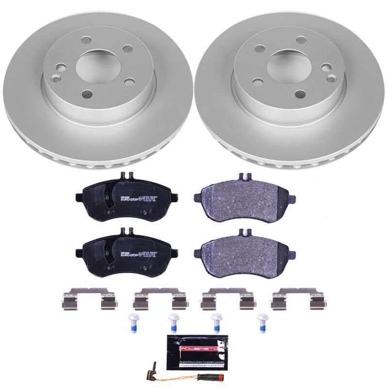 PowerStop 12-15 Mercedes-Benz C250 Front Euro-Stop Brake Kit