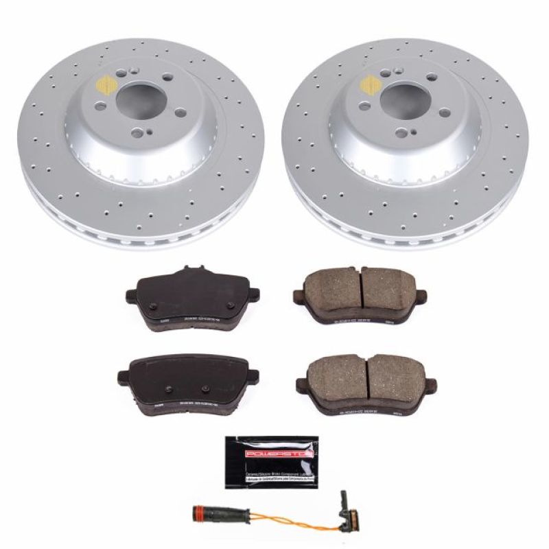 PowerStop 2018 Mercedes-Benz S450 Rear Z23 Evolution Sport Coated Brake Kit