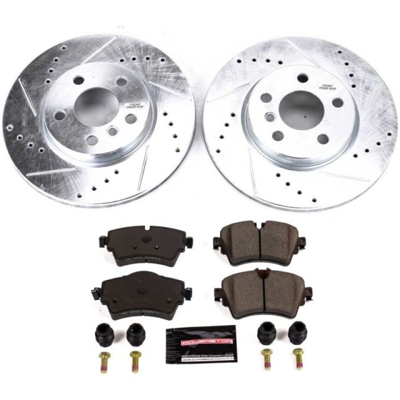 PowerStop 16-18 Mini Cooper Clubman Front Z23 Evolution Sport Brake Kit
