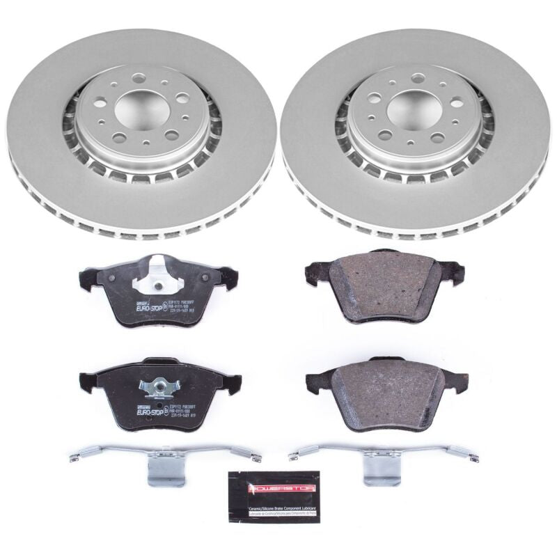 PowerStop 03-14 Volvo XC90 Front Euro-Stop Brake Kit
