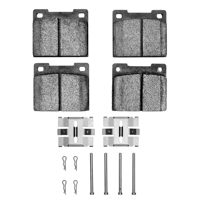 DFC 67-87 Volvo 262/1800 Rear 5000 Advanced Semi Metallic Brake Pads and Hardware Kit