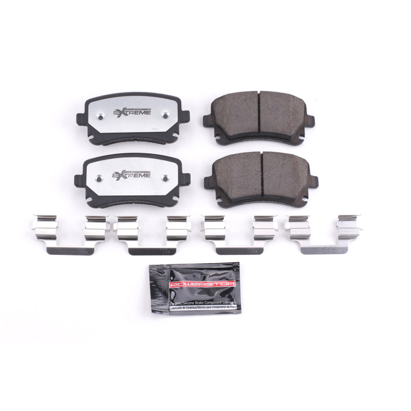 PowerStop 05-11 Audi A6 Quattro Rear Z26 Extreme Street Brake Pads w/Hardware
