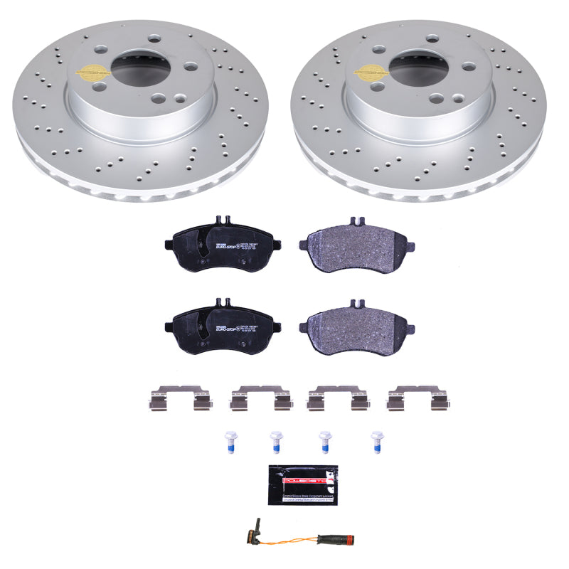 PowerStop 2015 Mercedes-Benz C250 Front Euro-Stop Brake Kit