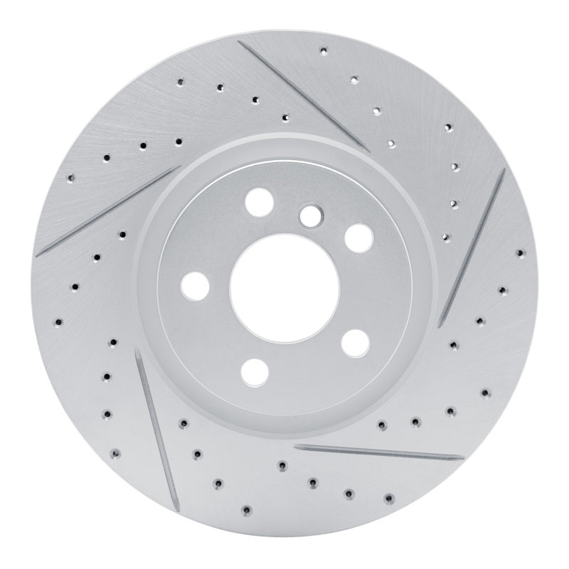 R1 Concepts 15-25 BMW 228I Gran Coupe Front Right Drilled & Slotted Geo-Carbon Rotor