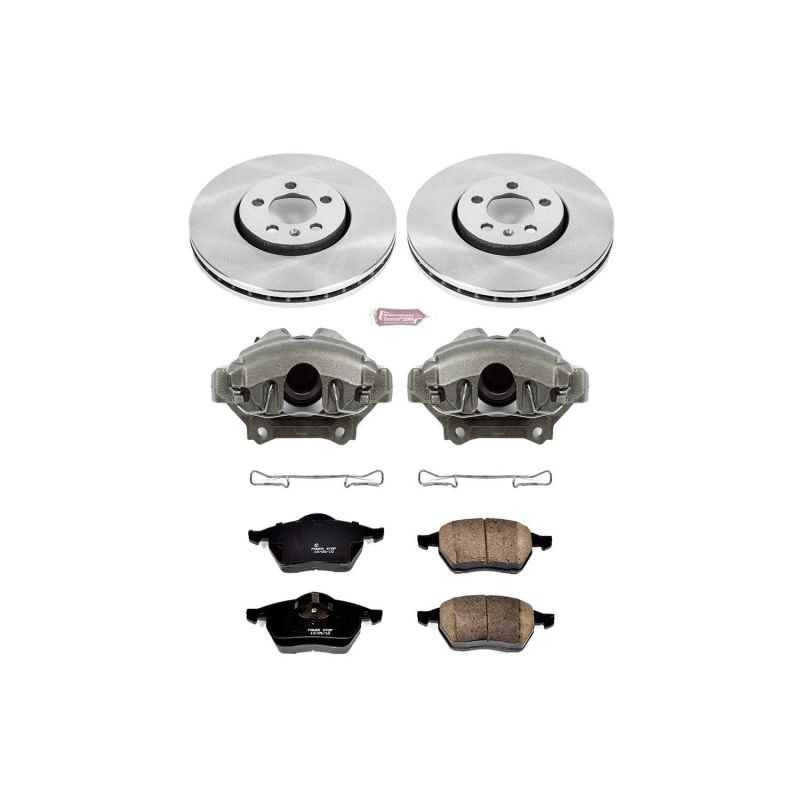 PowerStop 1999 Volkswagen Golf Autospecialty Kit w/ Calipers - Front