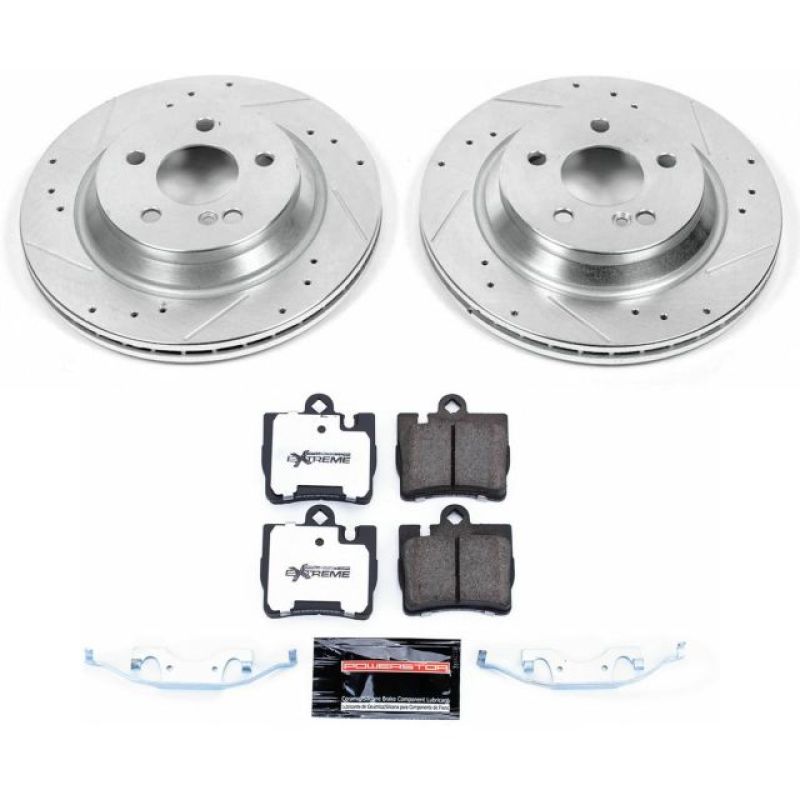 PowerStop 00-03 Mercedes-Benz CL500 Rear Z26 Street Warrior Brake Kit