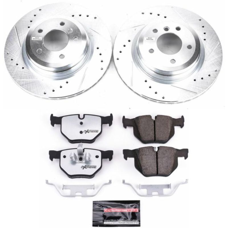 PowerStop 11-13 BMW 335i Rear Z26 Street Warrior Brake Kit