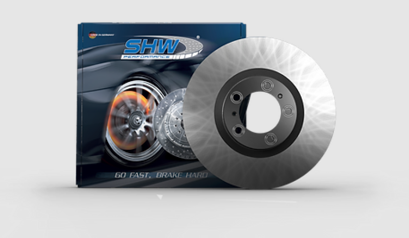 SHW Performance 04-10 Audi A8 Quattro 4.2L Rear Smooth Monobloc Brake Rotor (4E0615601K)
