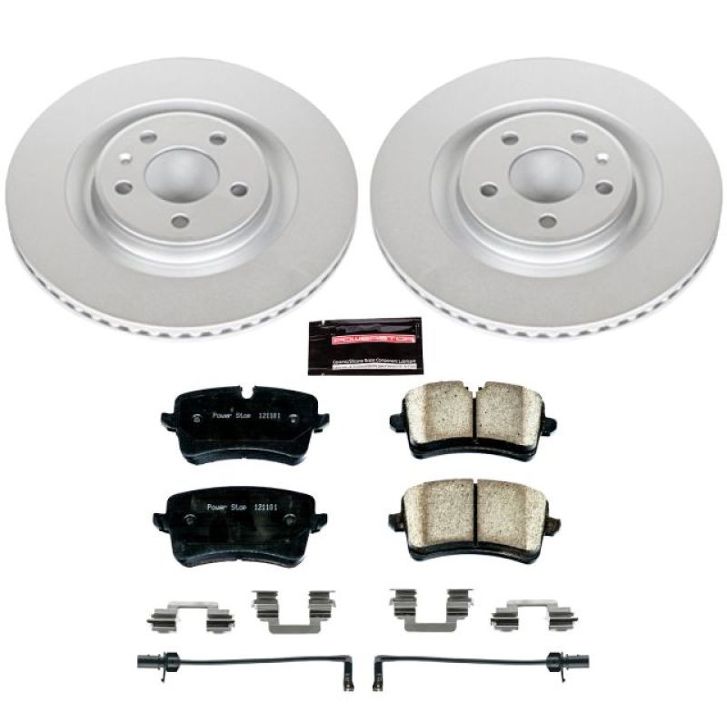 PowerStop 2012 Audi A7 Quattro Rear Z23 Evolution Sport Coated Brake Kit