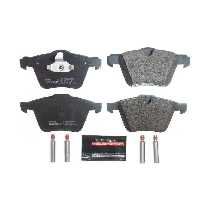 PowerStop 08-16 Volvo XC70 Euro-Stop ECE-R90 Front Brake Pads