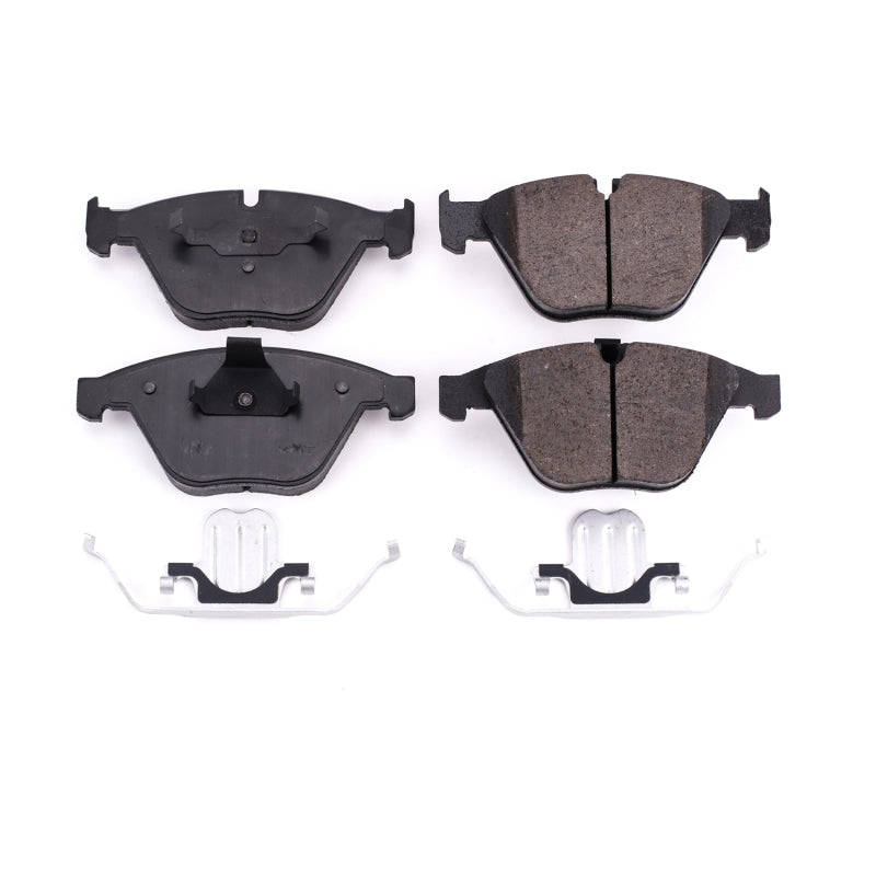 PowerStop 08-13 BMW 328i Front Z17 Evolution Ceramic Brake Pads w/Hardware