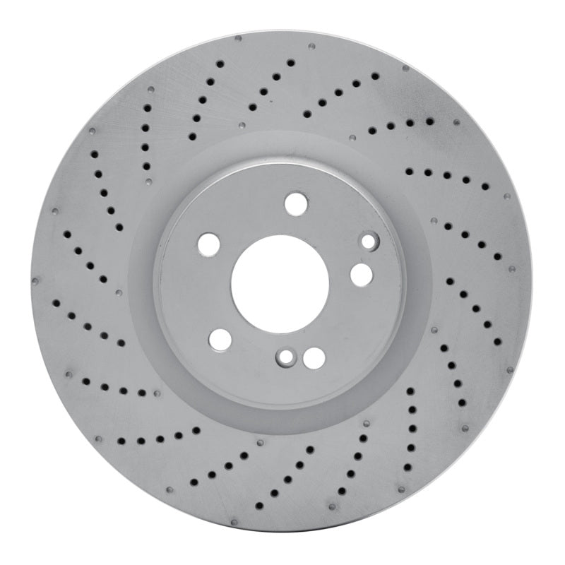 DFC 08-21 Mercedes-Benz C63 AMG Front Drilled GeoSPEC Coated Rotor
