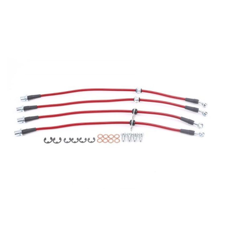 PowerStop 05-06 Saab 9-2X Front & Rear SS Braided Brake Hose Kit