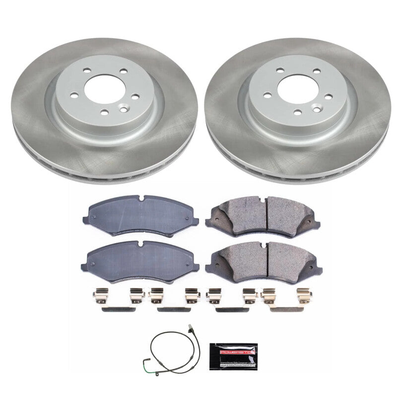 PowerStop 2010 Land Rover LR4 Front Semi-Coated Rotor Kit