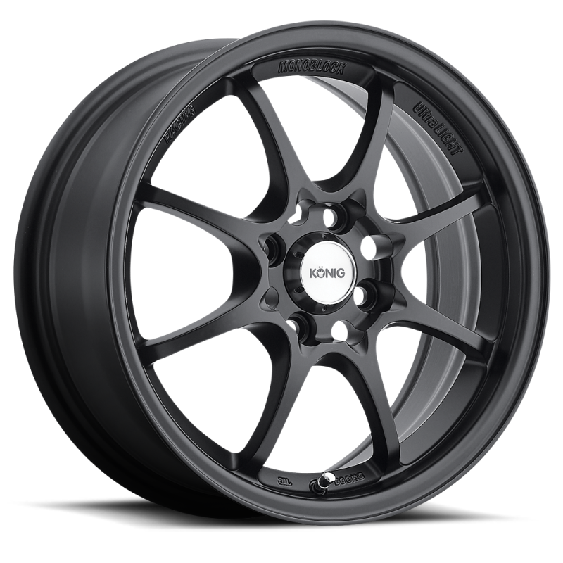 Konig Wheels Konig Helium 15x6.5 4x100 ET40 Flat Black