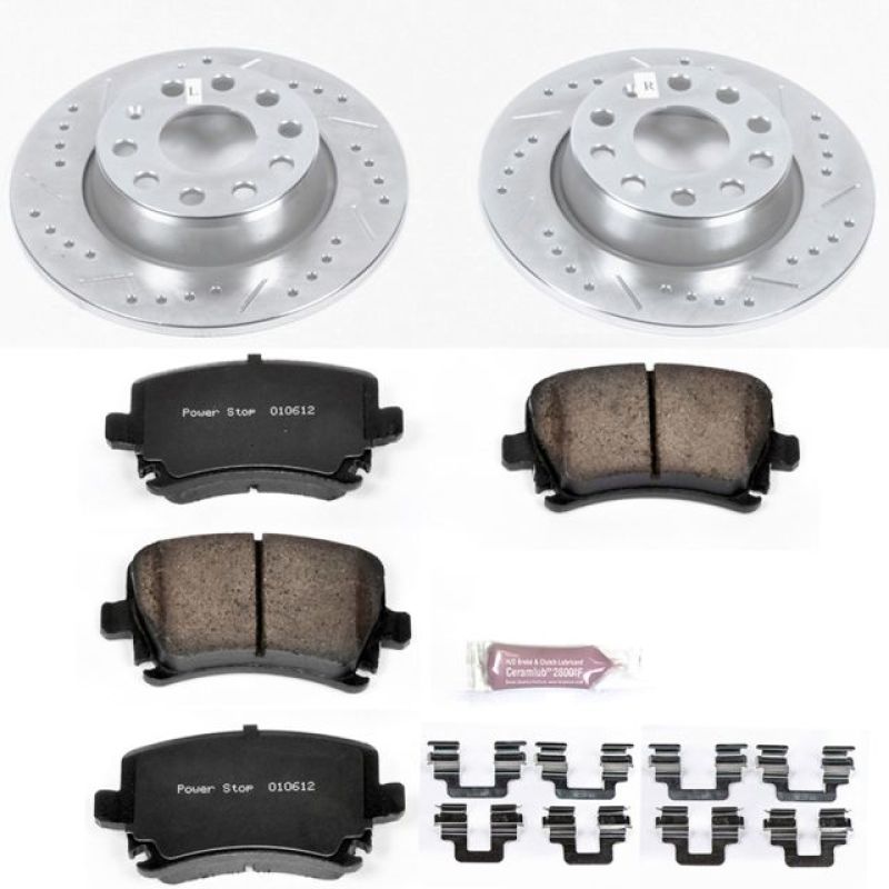 PowerStop 2013 Audi A3 Quattro Rear Z23 Evolution Sport Brake Kit