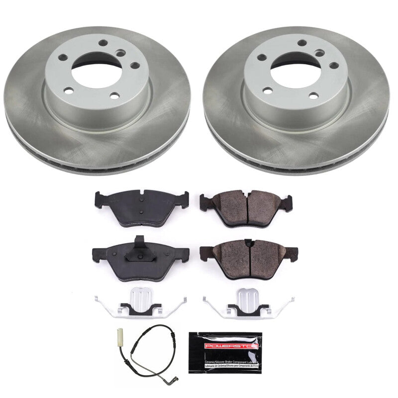 PowerStop 2007 BMW 328xi Front Semi-Coated Rotor Kit