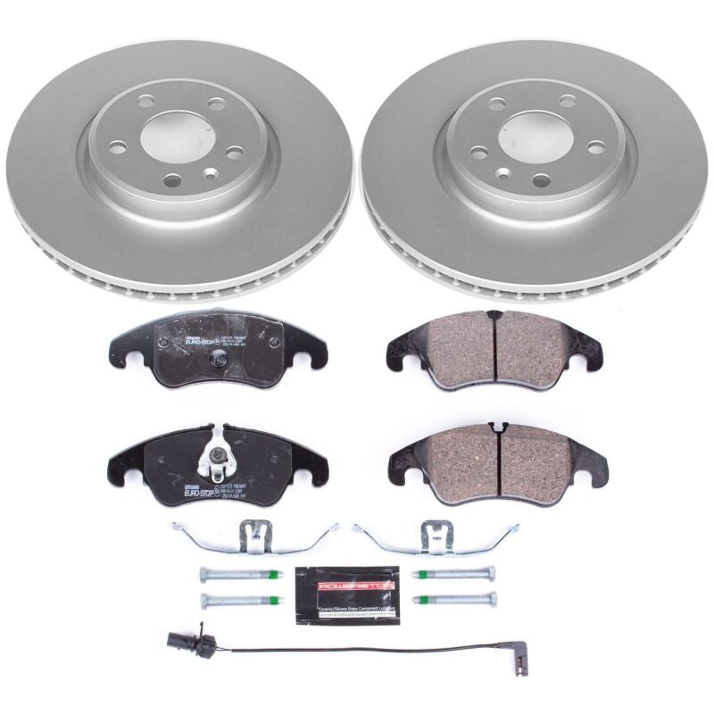 PowerStop 12-16 Audi A4 Front Euro-Stop Brake Kit