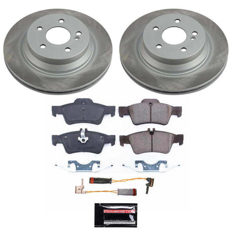 PowerStop 2006 Mercedes-Benz E350 Rear Semi-Coated Rotor Kit