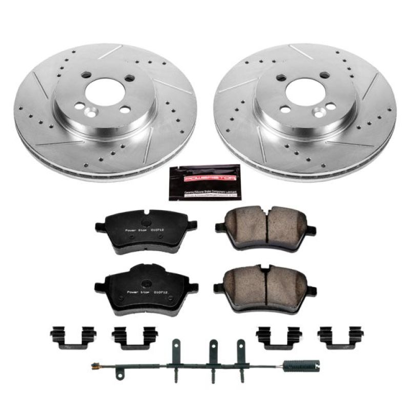 PowerStop 07-08 Mini Cooper Front Z23 Evolution Sport Brake Kit