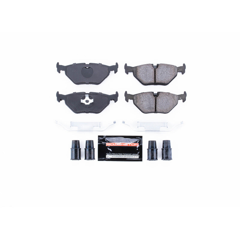 PowerStop 91-98 BMW 318i Rear Z23 Evolution Sport Brake Pads w/Hardware