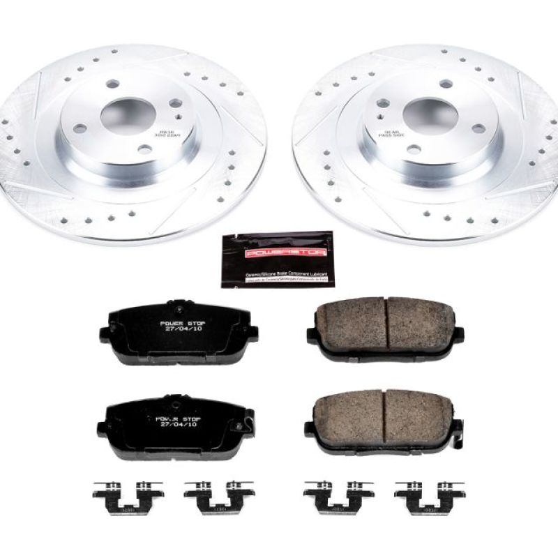 PowerStop 17-19 Fiat 124 Spider Rear Z23 Evolution Sport Brake Kit