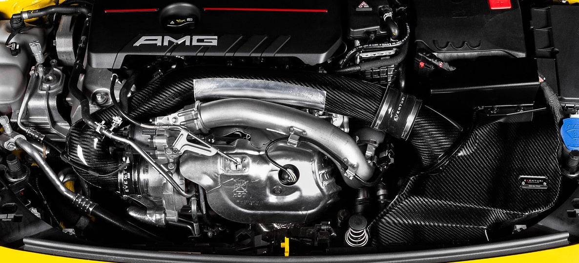 Eventuri Carbon Fiber Turbo Tube - Mercedes W177 A250, A35 AMG and C118 CLA35, CLA250