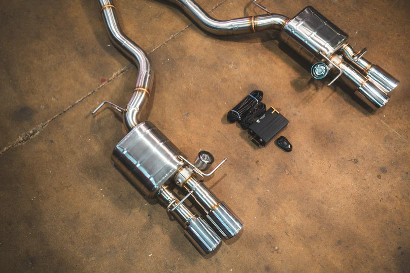 Valvetronic Designs - BMW E60 M5 5.0L Catback Stainless Brushed