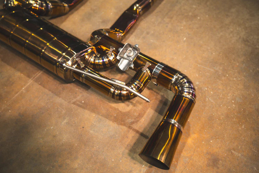 Valvetronic Designs - Mercedes-AMG GLE 63 4.0L, Catback Grade 5 Titanium Titanium 4.0 Inch Outlet Tips