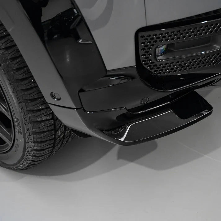 Urban Automotive Defender Widetrack Front Bumper Aero Canards - Gloss Black