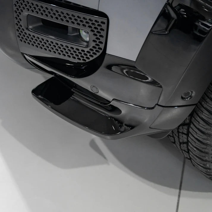 Urban Automotive Defender Widetrack Front Bumper Aero Canards - Gloss Black