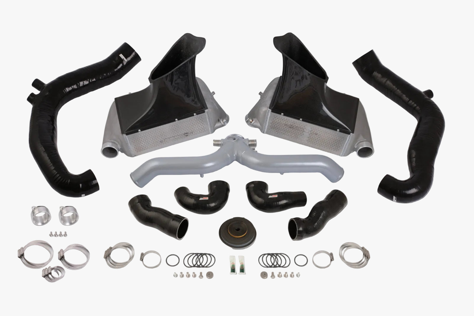 do88 BigPack Porsche 911 Turbo (997.2) Silver Pipe, with inlets