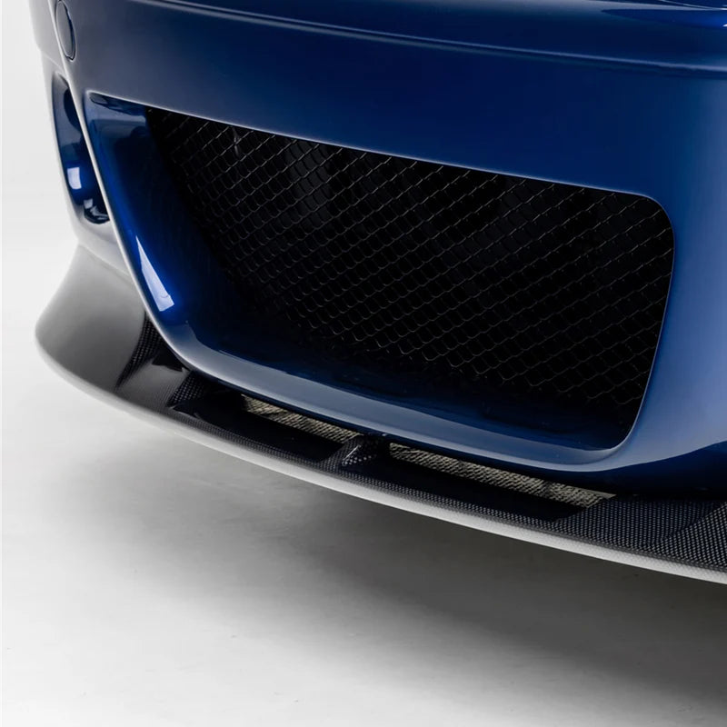 Vorsteiner V20 Aero 1 Piece Splitter Carbon Fiber PP 1x1 Glossy - (Replacement of V20 bumper BMV5610 splitters) V-Style - BMW E46 M3
