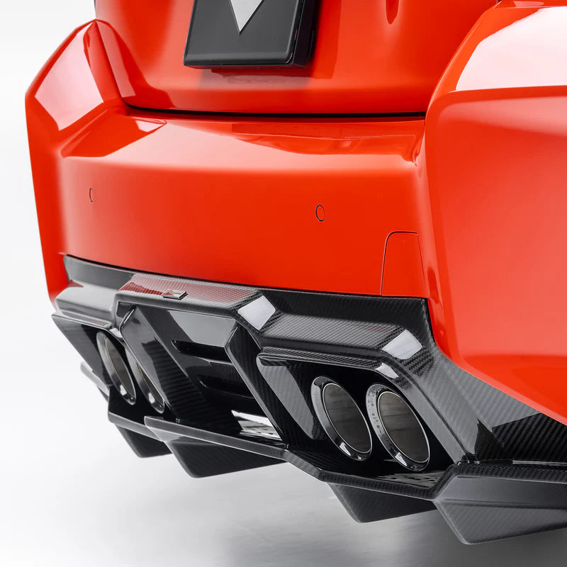 Vorsteiner VRS Aero Diffuser with Under Floor Carbon fiber PP 2X2 Glossy V-Style - BMW G8X M2