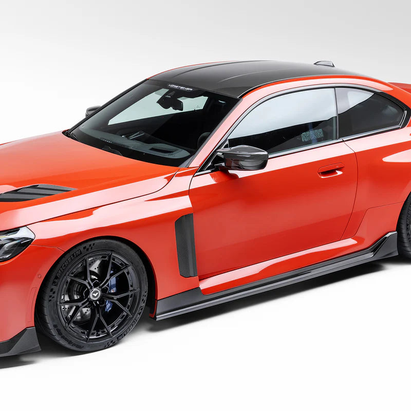 Vorsteiner VRS Aero Vented Fenders with Side Skirts Carbon fiber PP 2X2 Glossy V-Style - BMW G8X M2