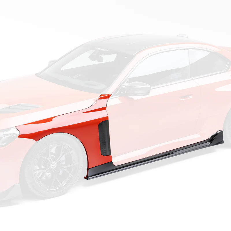 Vorsteiner VRS Aero Vented Fenders with Side Skirts Carbon fiber PP 2X2 Glossy V-Style - BMW G8X M2