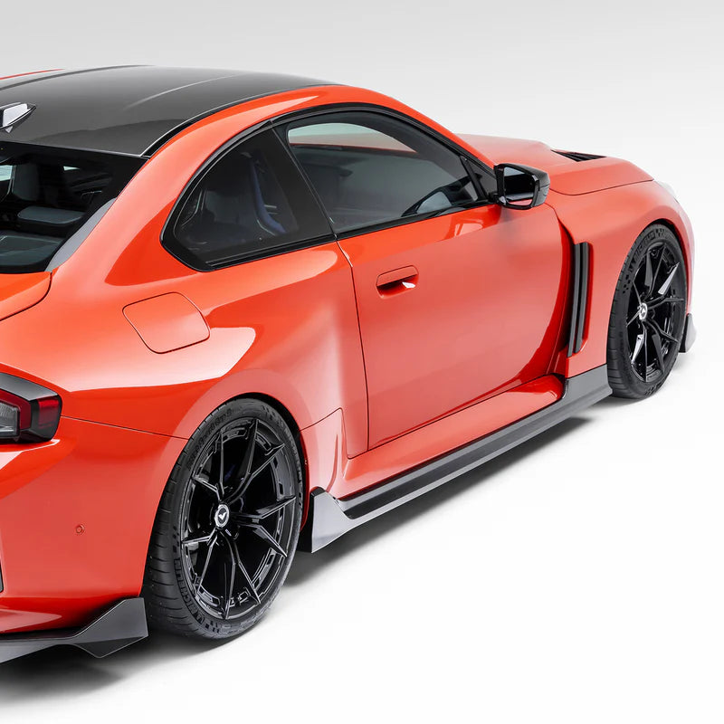 Vorsteiner VRS Aero Vented Fenders with Side Skirts Carbon fiber PP 2X2 Glossy V-Style - BMW G8X M2