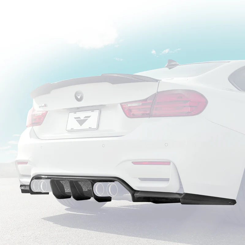 Vorsteiner Carbon Fiber Rear Diffuser V-Style - BMW F8X M4 GTS