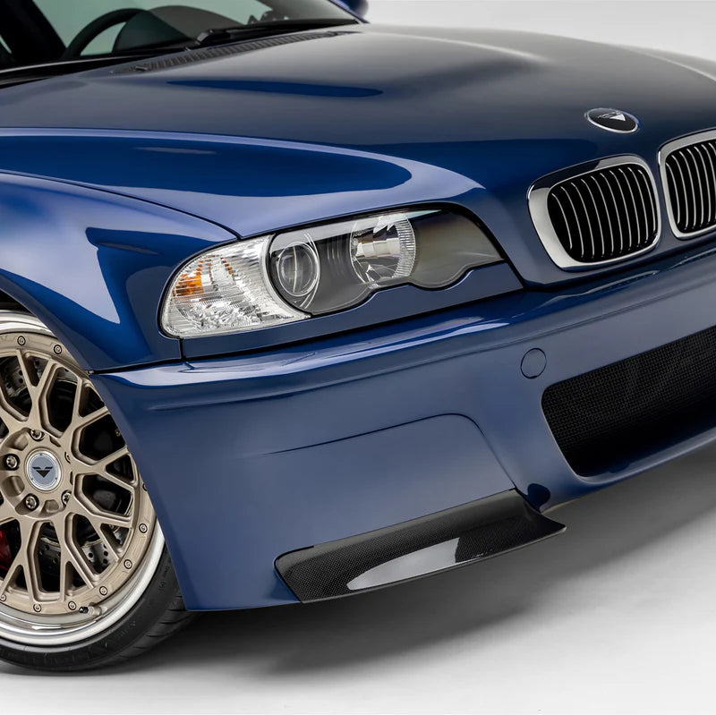 Vorsteiner V-CSL 2-Piece Aero Front Bumper Splitters (Replacement of CSL bumper BMV4610 splitters) V-Style- BMW E46 M3