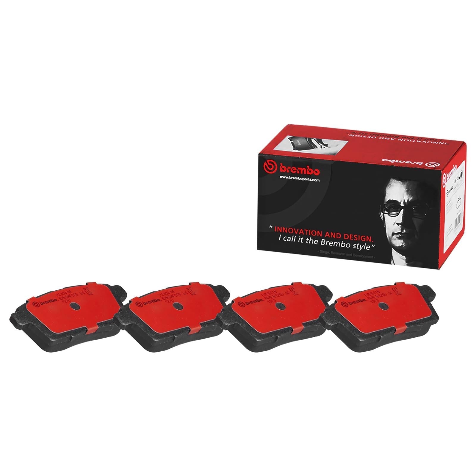 Brembo Porsche Front Premium Low-Met Prime Ceramic Brake Pad